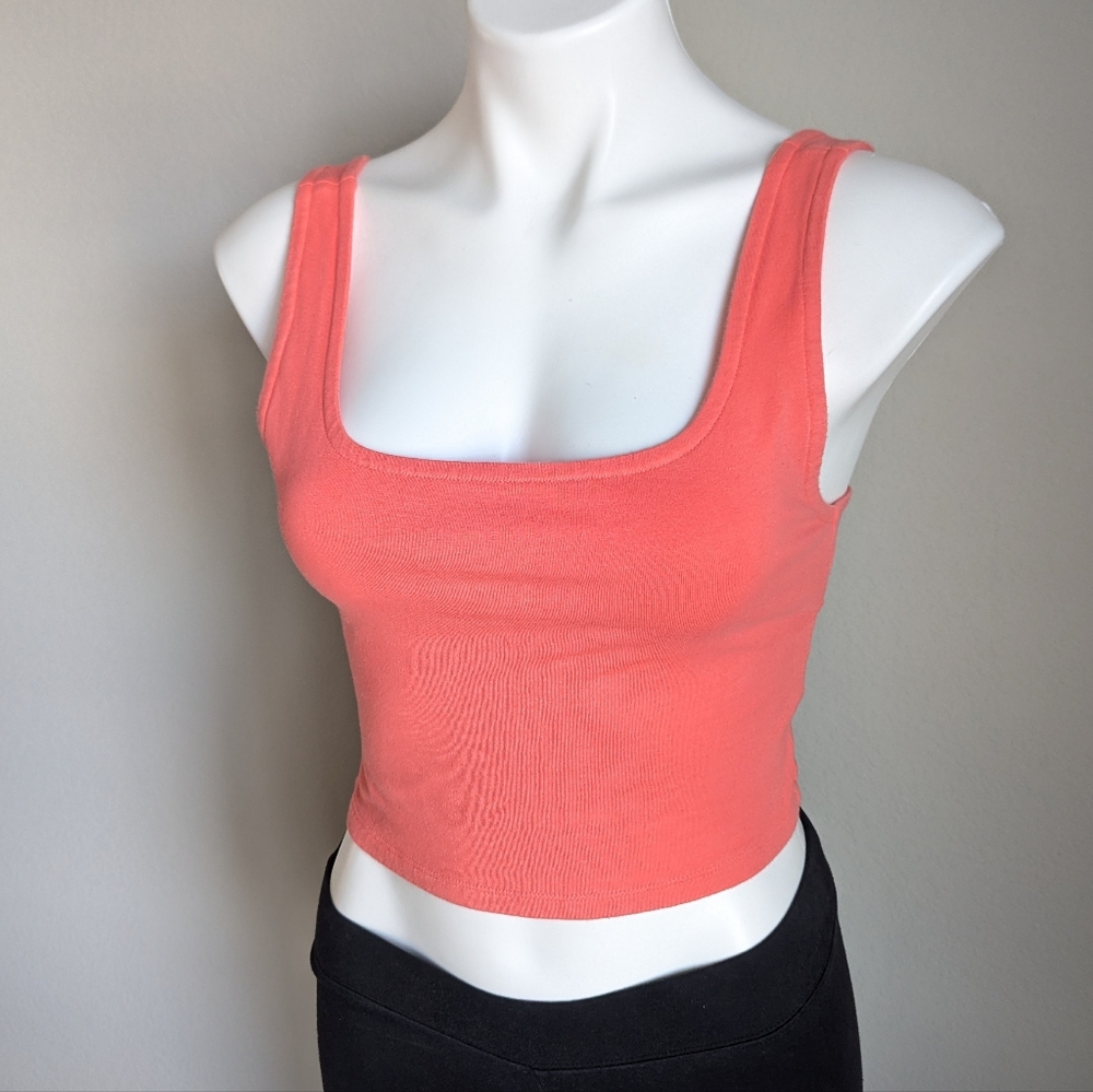 American Eagle Coral Twist Back Tank - Picture 5 of 7